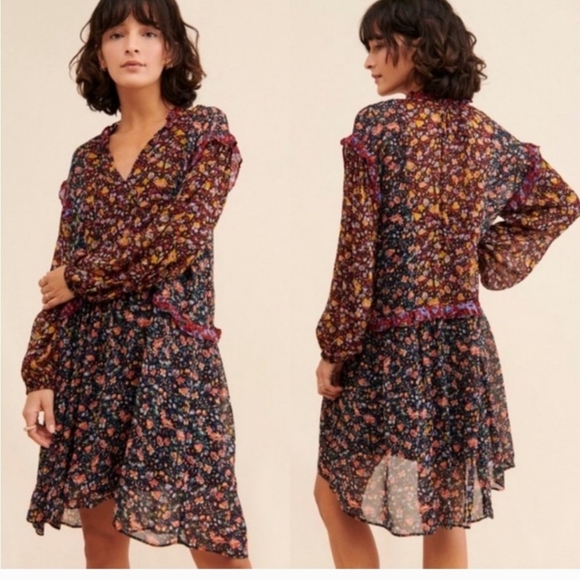 Anthropologie Dresses & Skirts - ANTHROPOLOGIE Floral Oversized Helene Shift Tunic Dress M *20% Off 2 Or More